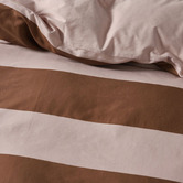 Linen House Rugby Stripe Cotton Sateen Quilt Cover Set