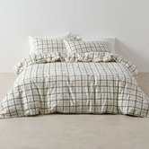 Linen House Bodalla Cotton Flannelette Quilt Cover Set