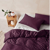 Linen House Surf Wash Cotton Sateen Quilt Cover Set