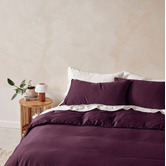 Linen House Surf Wash Cotton Sateen Quilt Cover Set