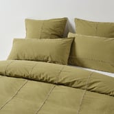 Linen House Green Jerome Cotton Percale Quilt Cover Set
