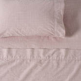 Linen House Volley Check Cotton Percale Sheet Set
