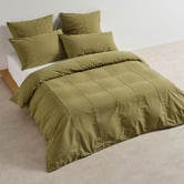 Linen House Green Jerome Cotton Percale Quilt Cover Set