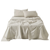 Linen House Volley Check Cotton Percale Sheet Set