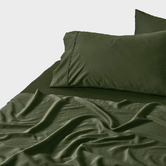 Linen House Surf Wash Cotton Sateen Sheet Set