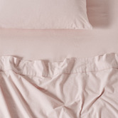 Linen House Plain Dyed Cotton Flannelette Sheet Set