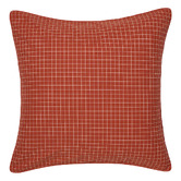 Linen House Volley Check Cotton Percale European Pillowcase