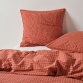 Linen House Volley Check Cotton Percale European Pillowcase