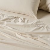 Linen House Plain Dyed Cotton Flannelette Sheet Set