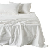 Linen House Plain Dyed Cotton Flannelette Sheet Set