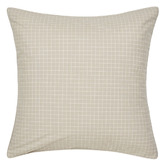 Linen House Volley Check Cotton Percale European Pillowcase