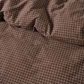 Linen House Volley Check Cotton Percale Quilt Cover Set