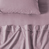 Linen House Plain Dyed Cotton Flannelette Sheet Set