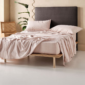 Linen House Plain Dyed Cotton Flannelette Sheet Set