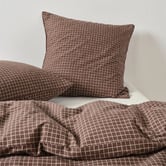 Linen House Volley Check Cotton Percale European Pillowcase