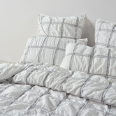 Linen House Mireya Yarn-Dyed Cotton European Pillowcase