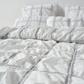 Linen House Mireya Yarn-Dyed Cotton Quilt Cover Set