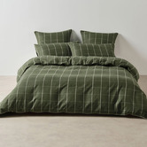 Linen House Atrium Yarn-Dyed Cotton Quilt Cover Set