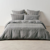 Linen House Atrium Yarn-Dyed Cotton Quilt Cover Set