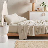 Linen House Augusta 500TC Cotton Sateen Sheet Set