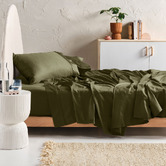 Linen House Augusta 500TC Cotton Sateen Sheet Set