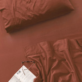 Linen House Augusta 500TC Cotton Sateen Fitted Sheet