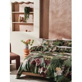 Linen House Green Chantico Cotton Sateen Quilt Cover Set