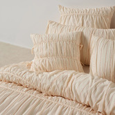 Linen House Stripe Layla Cotton Voile Cushion