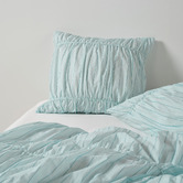 Linen House Stripe Layla Cotton Voile European Pillowcase