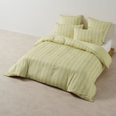 Linen House Stripe Kiera Cotton Sateen Quilt Cover Set