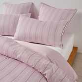 Linen House Stripe Kiera Cotton Sateen Quilt Cover Set