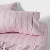 Linen House Stripe Kiera Cotton Sateen Sheet Set