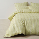 Linen House Stripe Kiera Cotton Sateen Quilt Cover Set