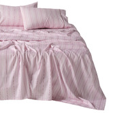 Linen House Stripe Kiera Cotton Sateen Sheet Set