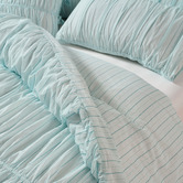 Linen House Stripe Layla Cotton Voile Quilt Cover Set