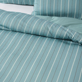 Linen House Stripe Kiera Cotton Sateen Quilt Cover Set