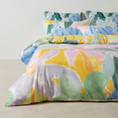 Linen House Colette Cotton Sateen Quilt Cover Set
