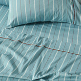 Linen House Stripe Kiera Cotton Sateen Sheet Set