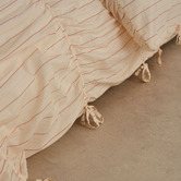 Linen House Stripe Layla Cotton Voile Quilt Cover Set