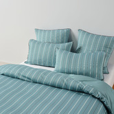 Linen House Stripe Kiera Cotton Sateen Quilt Cover Set