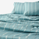 Linen House Stripe Kiera Cotton Sateen Sheet Set