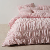 Linen House Peony Layla Cotton Voile Quilt Cover Set