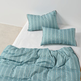 Linen House Stripe Kiera Cotton Sateen Quilt Cover Set
