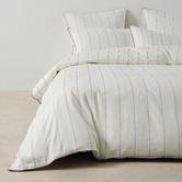 Linen House Stripe Kiera Cotton Sateen Quilt Cover Set