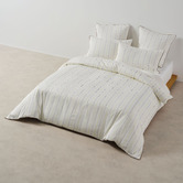 Linen House Stripe Kiera Cotton Sateen Quilt Cover Set