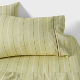 Linen House Stripe Kiera Cotton Sateen Sheet Set
