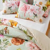 Linen House Elara Cotton Sateen Quilt Cover Set