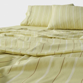 Linen House Stripe Kiera Cotton Sateen Sheet Set