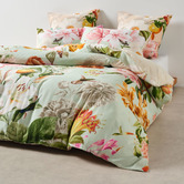 Linen House Elara Cotton Sateen Quilt Cover Set
