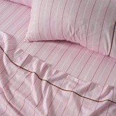 Linen House Stripe Kiera Cotton Sateen Sheet Set